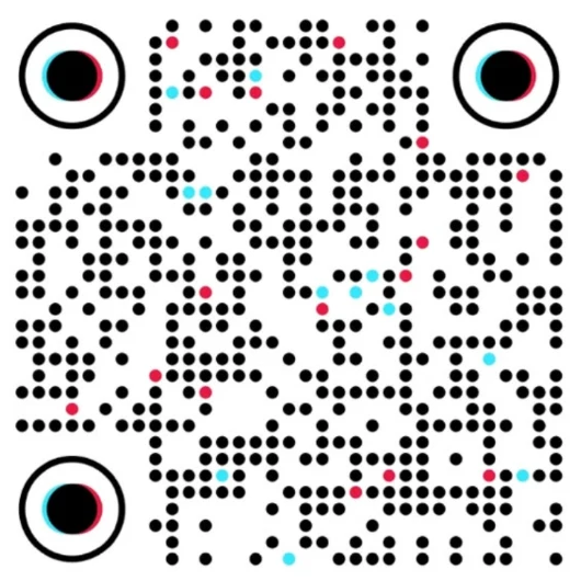 QR code linking to the O'Donovan Cafe TikTok page